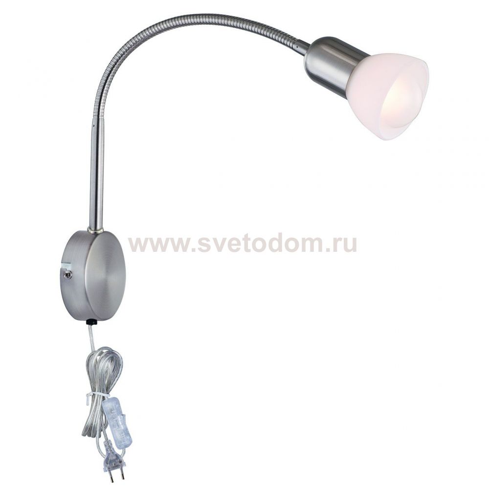 Светильник настенный Arte lamp A3116AP-1SS FALENA