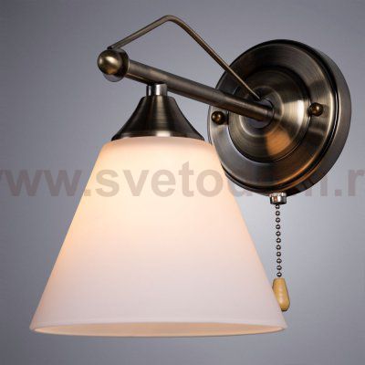 Светильник настенный с выключателем Arte Lamp A3208AP-1AB