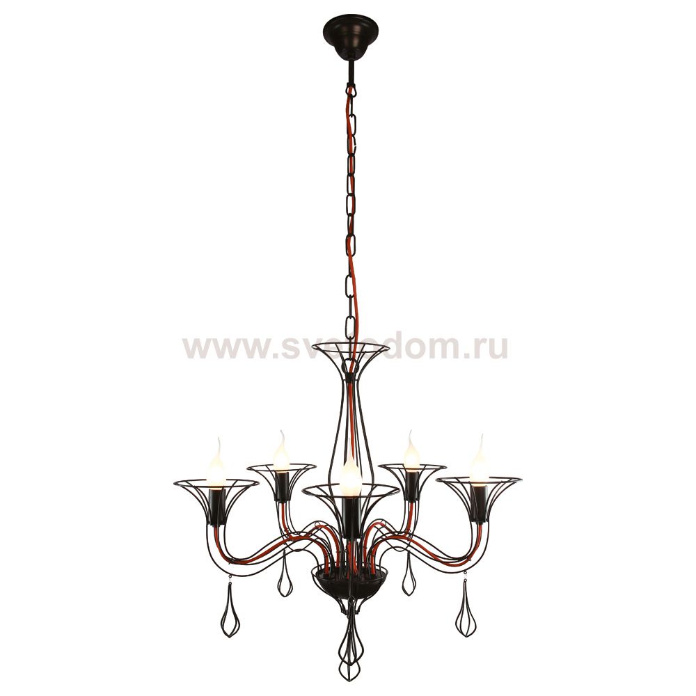 Люстра Arte lamp A3225LM-5BK Artefact