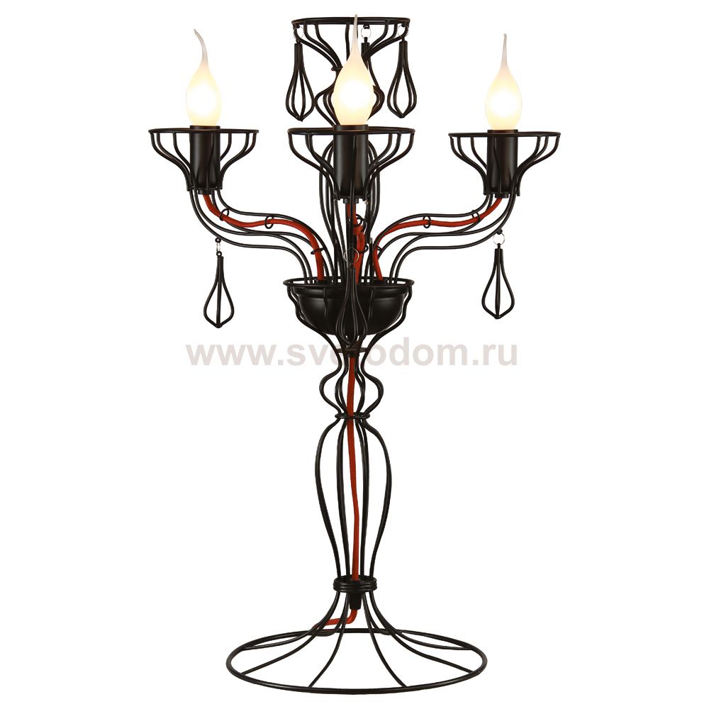 Настольная лампа Arte Lamp A3225LT-3BK Artefact