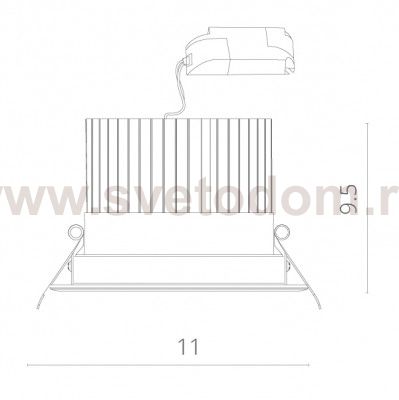 Светильник потолочный Arte lamp A3310PL-1WH APERTURA