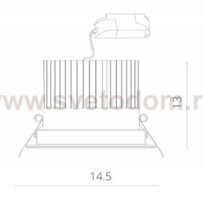 Светильник потолочный Arte lamp A3315PL-1WH APERTURA