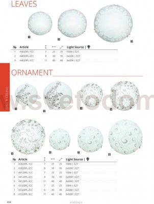 Светильник потолочный Arte lamp A3320PL-2CC ORNAMENT