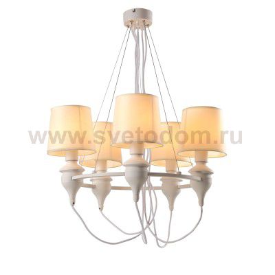 Люстра подвесная Arte lamp A3326LM-5WH Sergio