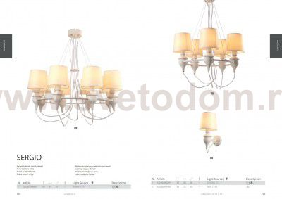 Светильник настенный Arte lamp A3326AP-1WH Sergio