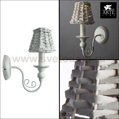 Бра Arte lamp A3400AP-1WH Villaggio