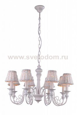 Подвесная люстра Arte lamp A3400LM-8WH Villaggio
