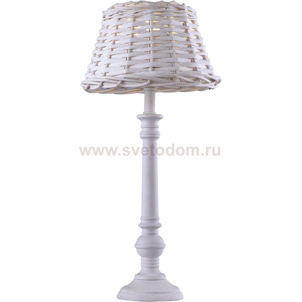 Настольная лампа Arte lamp A3400LT-1WH Villaggio