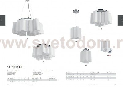 Светильник бра Arte Lamp A3479AP-1CC SERENATA