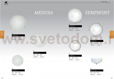 Светильник потолочный Arte lamp A3520PL-2CC MEDUSA