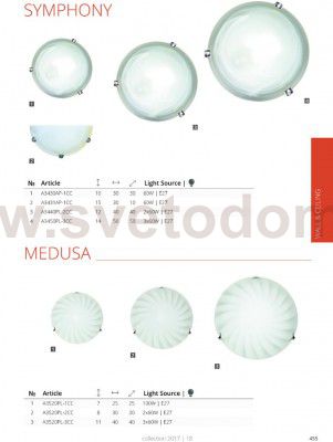 Светильник потолочный Arte lamp A3520PL-3CC MEDUSA