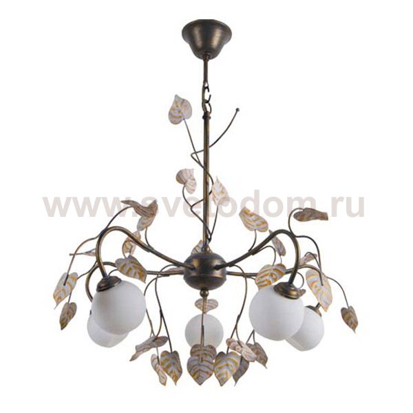 Люстра Arte Lamp A3539LM-5BG FLORA