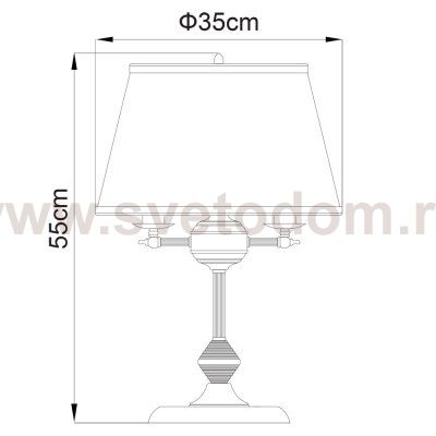 Светильник настольный Arte lamp A3579LT-3AB Alice