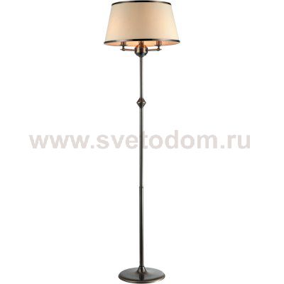 Торшер с абажуром Arte lamp A3579PN-3AB Alice