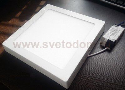 Светильник светодиодный накладной 18Вт 220*220мм Arte lamp A3618PL-1WH Angolo