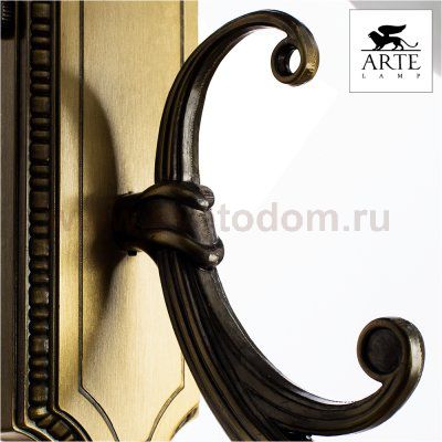 Светильник бра с выключателем Arte Lamp A3777AP-1AB Windsor white