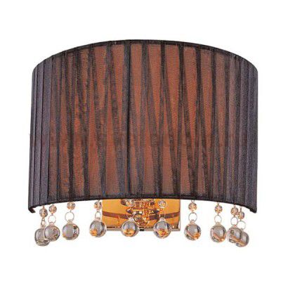 Светильник настенный Arte Lamp A3810AP-1GO черный Courtney