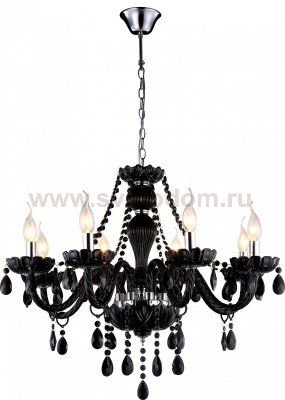 Люстра черная Arte lamp A3964LM-8BK Teatro