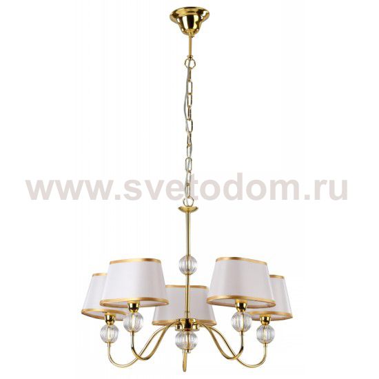 Люстра Arte lamp A4021LM-5GO White Hall 