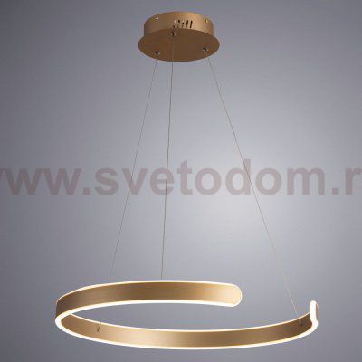 Люстра кольцо 55W Arte Lamp A4050SP-1SG HELIOS