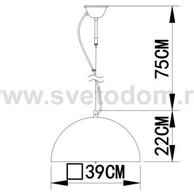 Светильник подвесной Arte lamp A4175SP-1BK Rome