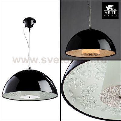 Светильник подвесной Arte lamp A4175SP-1BK Rome