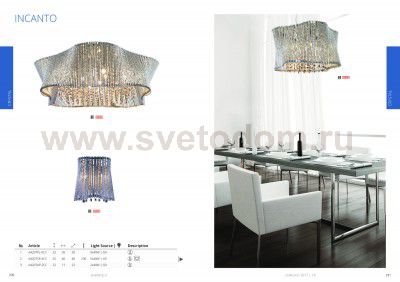 Светильник потолочный Arte lamp A4207PL-9CC Incanto