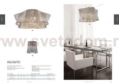 Светильник подвесной хрустальный Arte lamp A4207SP-4CC Incanto