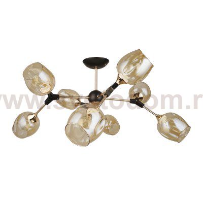 Люстры на штанге Arte Lamp A4211PL-8BK SEPPIA