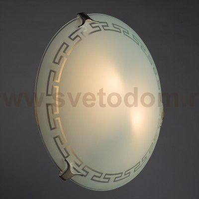 Светильник с греческим узором Arte lamp A4220PL-2CC Antica 400мм