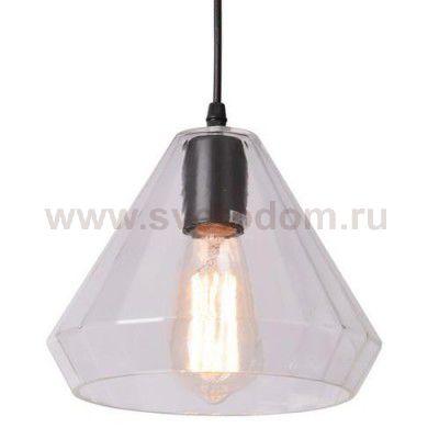 Плафон стекло прозрачное 220*170мм Е27 Arte lamp A4281SP Imbuto
