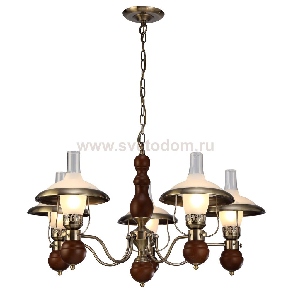 Люстра керосинка Arte lamp A4533LM-5AB Capanna