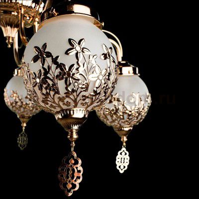 Восточная люстра Arte lamp A4552PL-8GO Moroccana