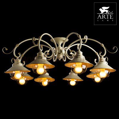 Люстра лофт стиля Arte lamp A4577PL-8WG GRAZIOSO