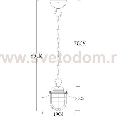 Светильник подвесной Arte Lamp A4579SP-1AB LANTERNA