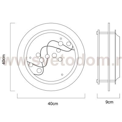Светильник потолочный Arte lamp A4890PL-3CC BELLE