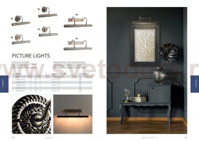 Светильник настенный Arte lamp A5009AP-2AB Picture light