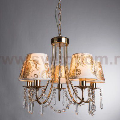 Люстра подвесная Arte lamp A5008LM-5GO Armonico