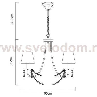 Люстра подвесная Arte lamp A5008LM-5GO Armonico