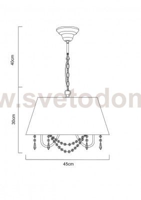 Светильник подвесной Arte lamp A5008SP-3GO Armonico
