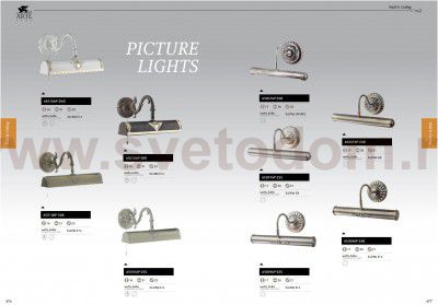 Светильник настенный Arte lamp A5009AP-2SS Picture light