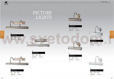 Светильник настенный Arte lamp A5023AP-1AB Picture light