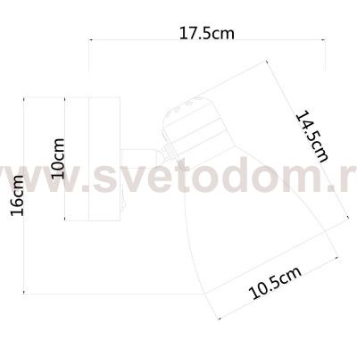 Светильник настенный Arte lamp A5049AP-1GY Mercoled серый