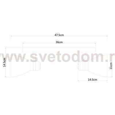 Светильник настенный Arte lamp A5049AP-2GY Mercoled
