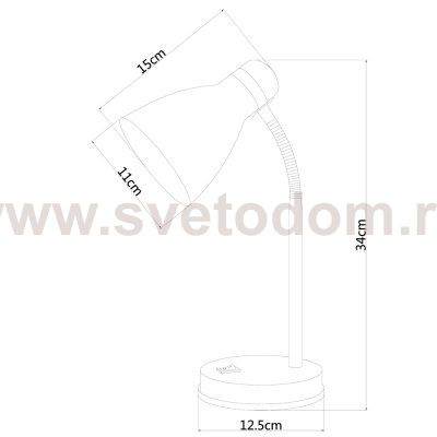 Светильник настольный Arte lamp A5049LT-1WH MERCOLED
