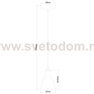 Светильник подвесной Arte lamp A5049SP-1WH MERCOLED