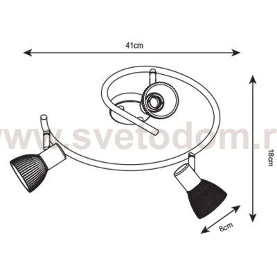 Светильник потолочный Arte lamp A5062PL-3AB PARRY