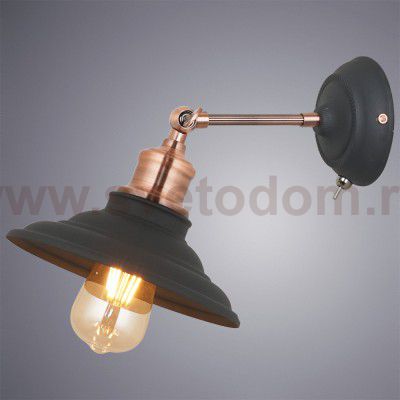 Светильник бра Arte Lamp A5067AP-1BK LIDO