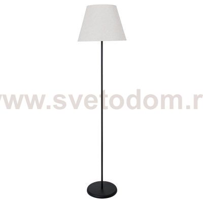 Торшер с абажуром Arte Lamp A5068PN-1BK ALEA