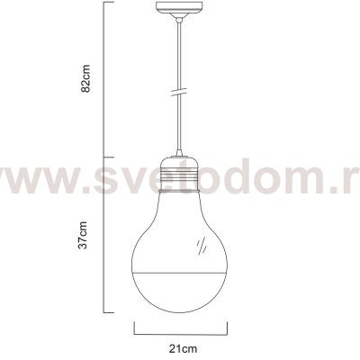 Подвесной светильник Arte lamp A5092SP-1CC Edison
